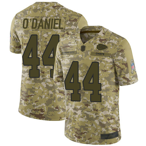 Men Kansas City Chiefs #44 ODaniel Dorian Limited Camo 2018 Salute to Service Nike NFL Jersey->kansas city chiefs->NFL Jersey